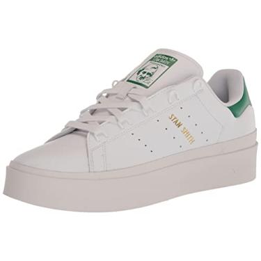 Imagem de adidas Originals Tênis feminino Stan Smith Bonega, Branco/Verde, 10