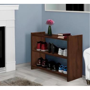 Imagem de Sapateira de Hall/Móvel de Entrada - 3 Prateleiras (Cor Amêndoa) MULTI