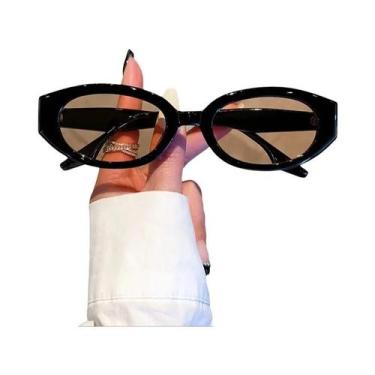 Imagem de Óculos de Sol Ovais Vintage Femininos - Retro, Moda e Estilo Luxuoso, 