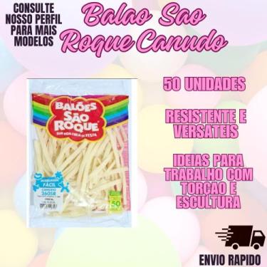 Imagem de Balao Sao Roque Canudo Trasparente Aniversario Decoraçao - Crgfestas