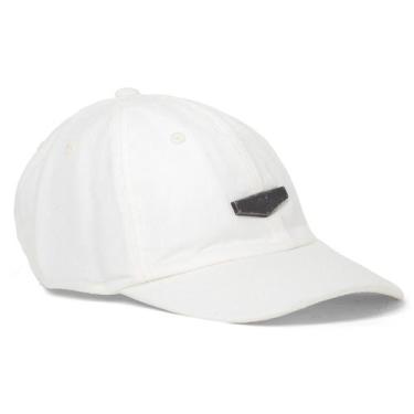 Imagem de Boné Ellus Casual Metal Plate Regulável Aba Curva Strapback, Branco of