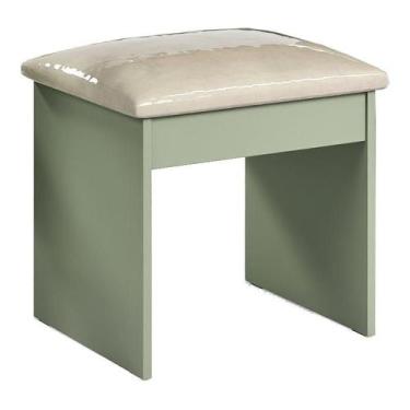 Imagem de Banqueta Maia com Almofada para Penteadeira Caapi  Luapa