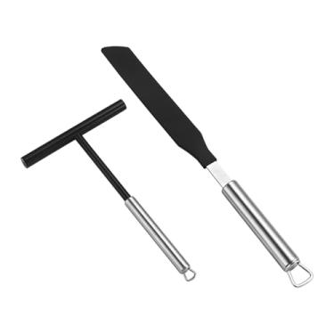 Imagem de SiaBiced Espátula para Crepe e Kit de Utensílios para Panquecas, Ferramenta para Confeitaria Doméstica, Raspador de Ovos, Raspador de Tortas, Utensílio de