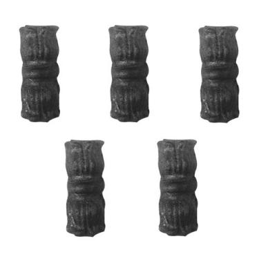 Imagem de Kit 5 Anueto em Ferro Fundido Decoração Grade Portão N03 8cm - Fundiçã