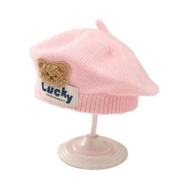 Imagem de Gorro De Malha Quente Para Meninas Bebês Com Flor, Estilo Coreano, Pri