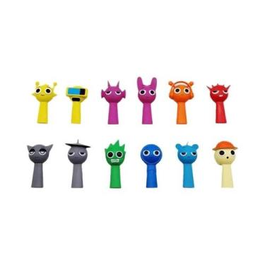 Imagem de Conjunto De 12 Figuras De Ação Sprunki Em PVC, Brinquedos Divertidos, 