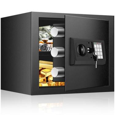 Imagem de Caixa de segurança FOWORE, fechadura digital à prova de fogo à prova d