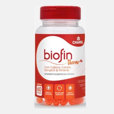 Imagem de Suplemento Alimentar Biofin Thermo 60 Cápsulas Chamel  Uso Diário Adul