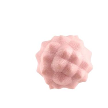 Imagem de Bolas de 6,5 cm Bola de massagem pontiaguda durável ponto de gatilho esporte fitness mão pé alívio da dor bola plantar, bola de massagem (rosa, 2 peças)