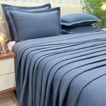 Imagem de Cobreleito Queen Size 200 Fios Seline Bordado Super Elegante