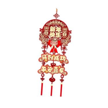 Imagem de Baoblaze Enfeite de Natal Chinês para Pendurar, Decoração de Festa do Festival da Primavera de 2026, Decoração de Casa, para Parede ou Porta de Escritório no, Style H