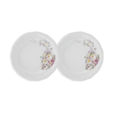 Imagem de Jogo De Pratos De Sobremesa 2 Peças 19cm Eterna Porcelana Schmidt