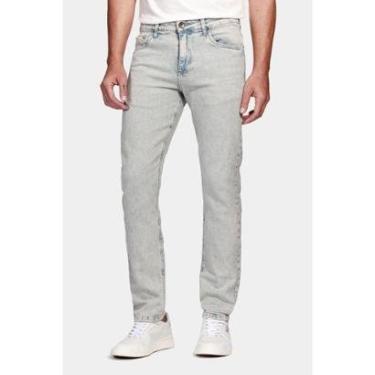 Imagem de Calça Jeans Slim Vintage Delave Azul Claro-Masculino