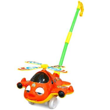 Imagem de Brinquedo Avião Andador com Empurrador Domni