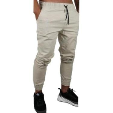 Imagem de Calça jeans masculina JOGGER calça com elastano premium jeans sarja - 