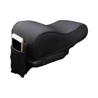 Imagem de Almofada De Apoio De Braço Para Carro Em Couro Com Espuma De Memória E