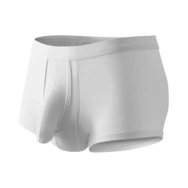 Imagem de Cueca Boxer Masculina Grande E Confortável, Respirável, Sem Costura, M