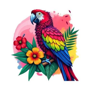 Imagem de Kit De Bordado 11CT Com Pássaros E Flores, Ponto Cruz Com Contas, Deco