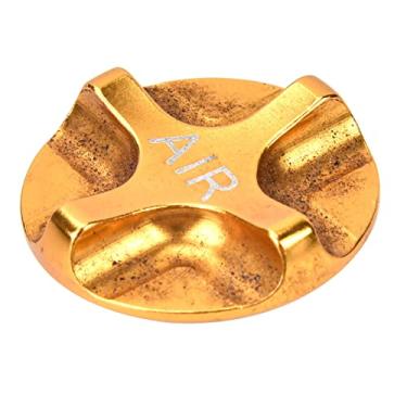 Imagem de Tampa Do Garfo Dianteiro Da Bicicleta, Tampa De Suspensão Em Liga De Alumínio, Tampa Da Câmara De Ar Para MTB(Amarelo)