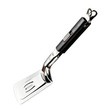 Imagem de Pinça de espátula para cozinhar | Pinça de aço inoxidável para alimentos - espátula de grampo para grelhar - para cozinha, acampamento, restaurante, catering, festa ao ar livre, piquenique, cozinha