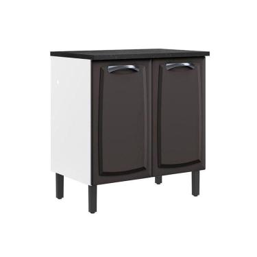 Imagem de Balcão De Cozinha Itatiaia Em Aço 2 Portas Branco New Premium