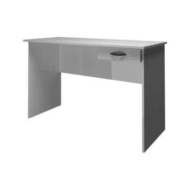 Imagem de Mesa para Escritório Home Office Estudo ou Trabalho 120 cm Modelo Olivia Branco Mobília Decor