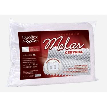 Imagem de Travesseiro Duoflex Molas Cervical 50x70cm MN2101