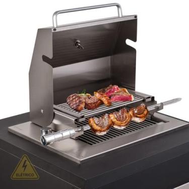 Imagem de Churrasqueira Elétrica Grill de Embutir com Tampa Diamond Premium 220V