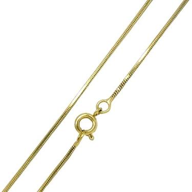 Imagem de Colar Cordão Rabo De Rato Diamantado 1.2 50cm Banho De Ouro 18k 4774 -