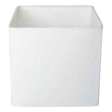 Imagem de Cúpula de Abajur luminária 20x20x20cm Tecido algodão Soquete Nacional 