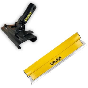 Imagem de Desempenadeira Massa Corrida Aço Inox Com Lâmina Flex e Suporte Evolut