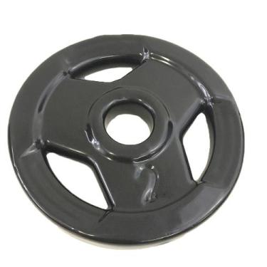 Imagem de Anilha Ahead Sports Premium Emborrachada 25mm Ferro Fundido 2kg  Preta