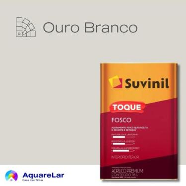 Imagem de Toque Fosco Suvinil 16L, OURO BRANCO