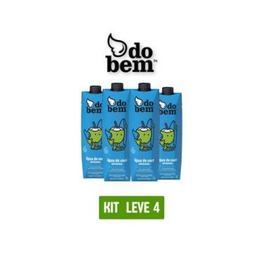 Imagem de Agua de coco integral do bem 1l - kit 4 unidades - Dobem