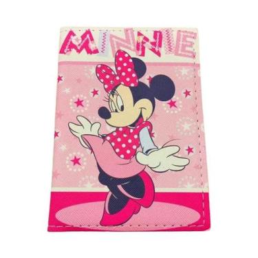 Imagem de Carteira Multifuncional Para Passaporte Mickey Minnie, Organizador De 