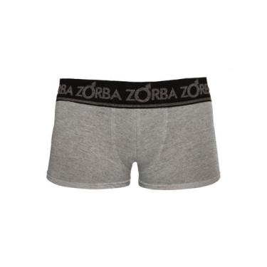 Imagem de Cueca Boxer Zorba 0717 Masculina Cotton T. P/GG, GG, 41, Mescla