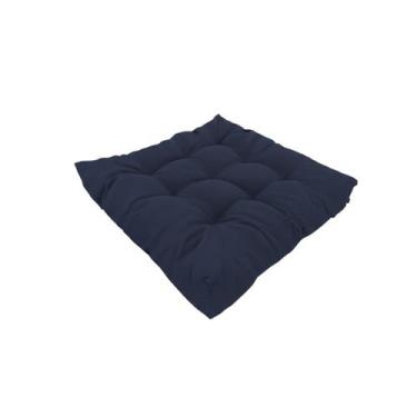 Imagem de Assento Futon Almofada Grande 60x60cm Estofada Conforto Para Sala Sofá