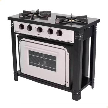 Imagem de Fogão Industrial Venâncio Bravo Gás 2 Bocas Com Forno Industrial Venâncio Br2bf
