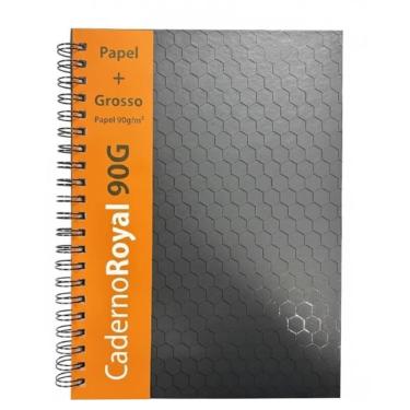 Imagem de Caderno Prime Royal Paper Espiral C/Pauta 80Fls 20,5X28Cm