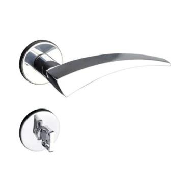 Imagem de Fechadura Zamac Esplendore Roseta 292-90 Cromada - Pado