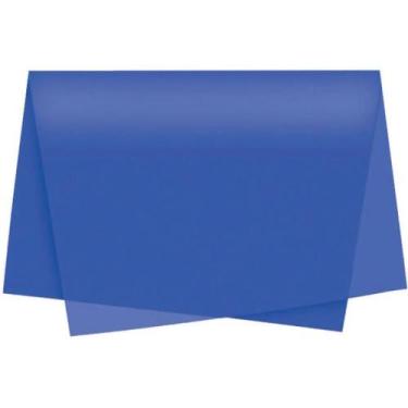 Imagem de Papel Folha de Seda Azul Escuro 48X60CM 20G - Pacote com 100 Unidades 