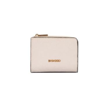 Imagem de Carteira Feminina com Fecho em Botão Tricolor Caramelo - Bagaggio, M, 