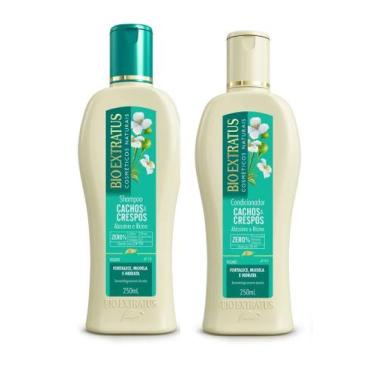 Imagem de Shampoo e Condicionador 250ml Cachos Crespos Bio Extratus