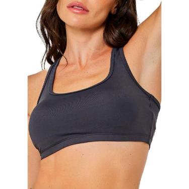 Imagem de Top Feminino Nadador Vestem 1165, Cinza, M