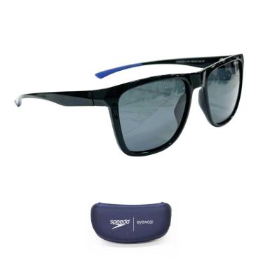 Imagem de Óculos de Sol Speedo Speeder 2 A01 Black Shine Polarizado-Unissex
