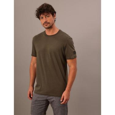 Imagem de Camiseta Manga Curta Calvin Klein Jeans Patch Manga - Militar-Masculino
