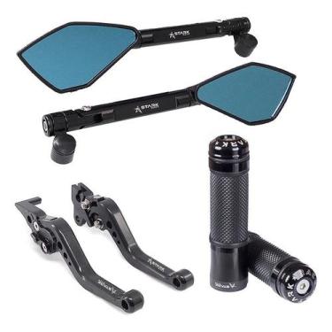 Imagem de Manopla Retrovisor Manete Factor Crosser A Lona Rx Tt Dt Rd - Stark Ra