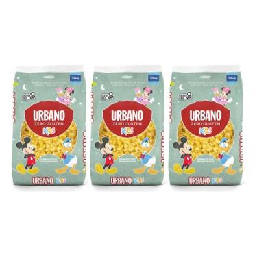 Imagem de Kit C/3 Macarrão Urbano Kids Personagens Disney 500g