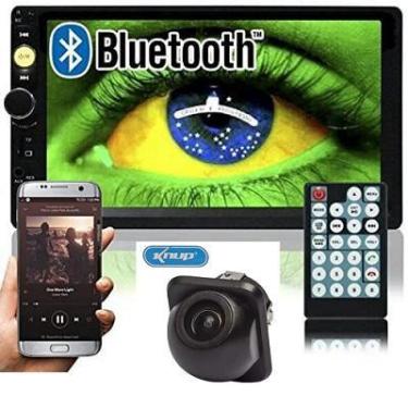Imagem de Central Multimídia Android Dvd Bluetooth Mais Camera de Ré Usb Fm Mp5 