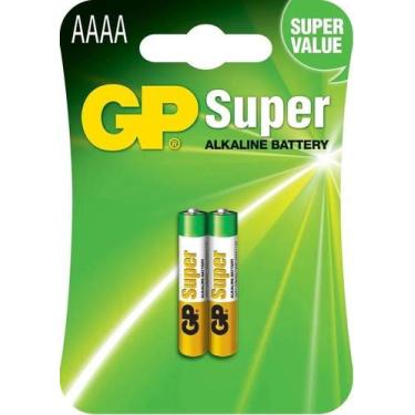 Imagem de Pilha AAAA GP Batteries Super Alkaline 25A Cilíndrica